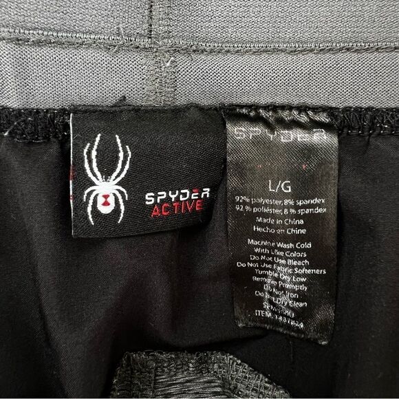 Spyder Active Shorts Mens Large Athletic Grey Shorts With Pockets - Picture 7 of 10